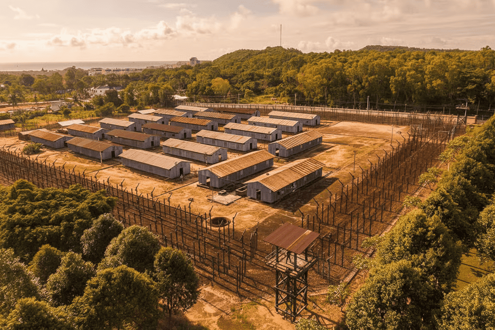 The French colonial administration constructed Phu Quoc Prison to detain Vietnamese revolutionaries